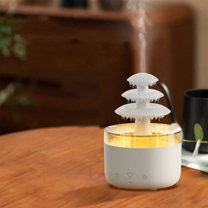 New Cloud Rain Air Humidifier With Colorful Light