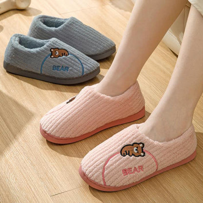 Bear Fuzzy Casual Non Slip House Shoes