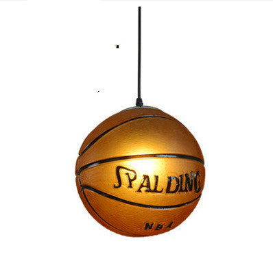 American Chandelier Retro Basketball Light Creative Restaurant Gymnasium