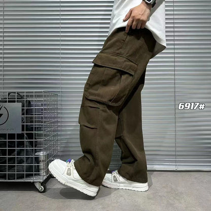 Pantalones casuales populares gruesos para hombres