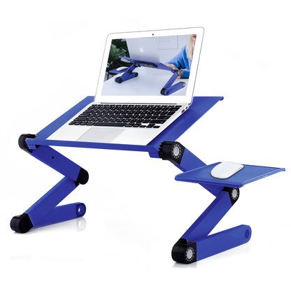 Adjustable Laptop Stand,with 2 CPU Cooling USB Fans