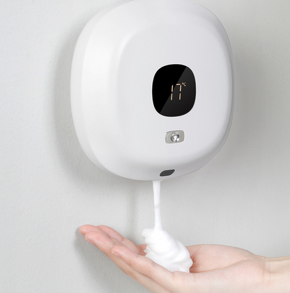 Dispensador de jabón de pared, Sensor inteligente, máquina de jabón de burbujas de inducción montada en la pared