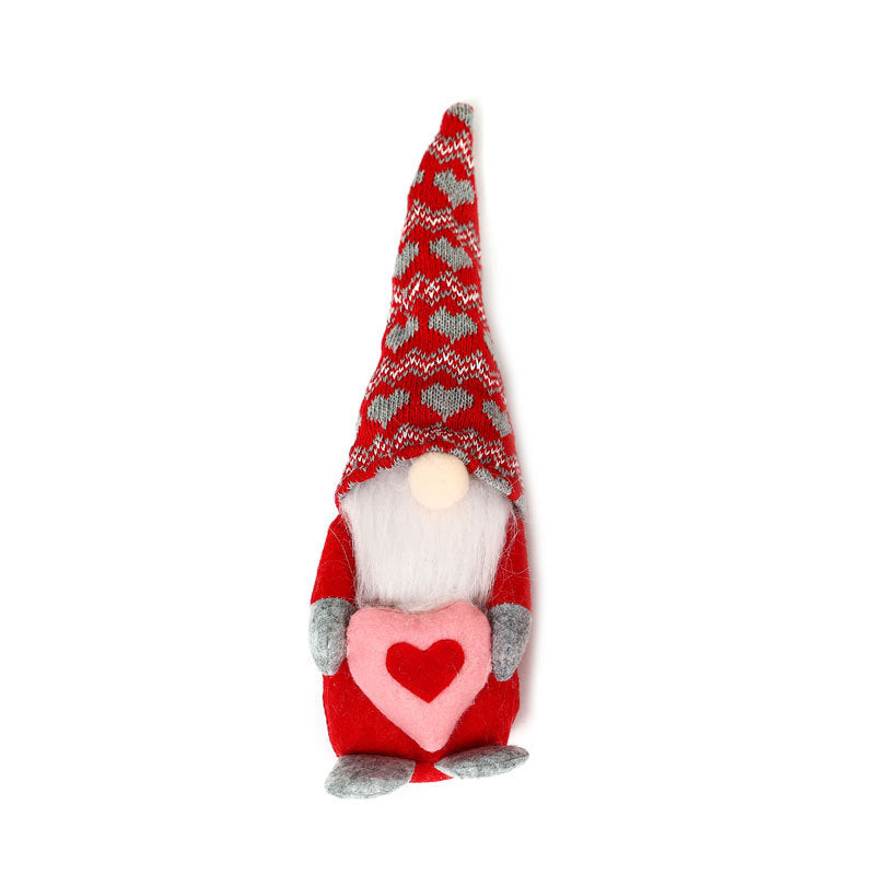 Wool Heart Hat Valentine's Day Confession Rudolph