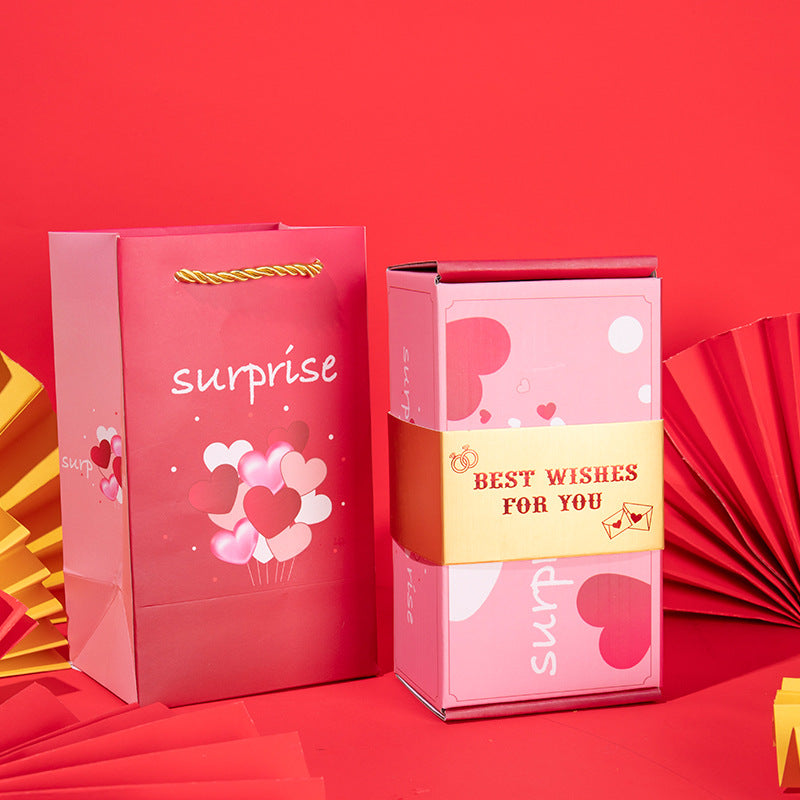 Valentine's Day Folding Bounce Surprise Gift Box