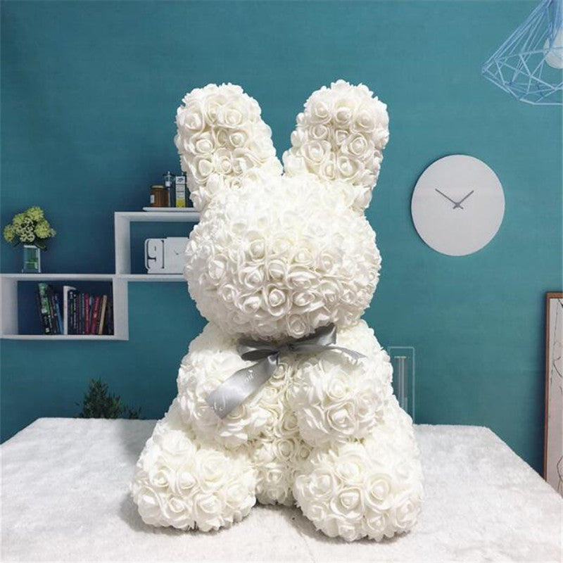 45cm Roses Valentines Day Flower Rabbit