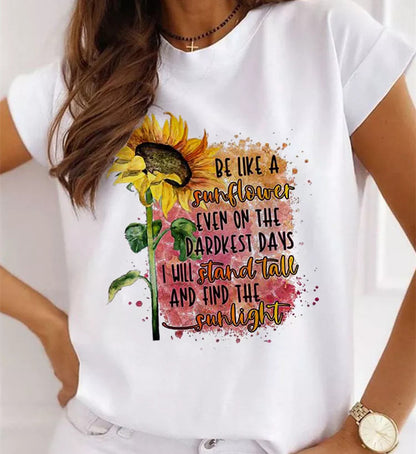 Valentine's Day T Shirt Print Casual