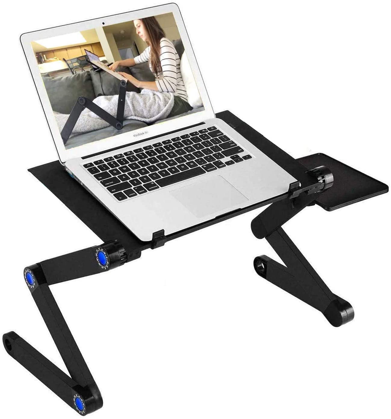 Adjustable Laptop Stand,with 2 CPU Cooling USB Fans