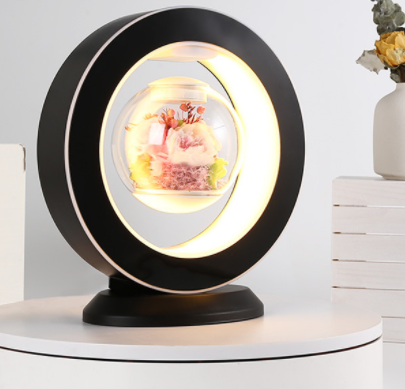 Valentines Day Gift Heart Floating Table LED Night Light Magnetic Levitation Creatives Lamp Desk Lamp Home Decor