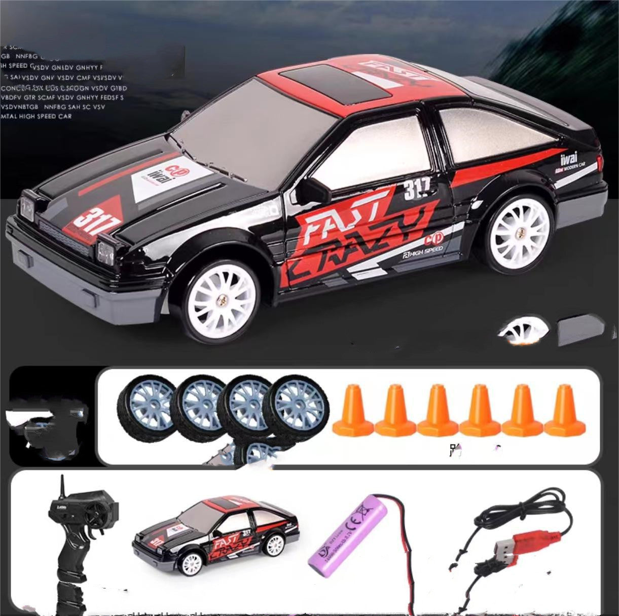 2.4G Drift Rc 4WD RC Drift Control remoto GTR RC Coche de carreras