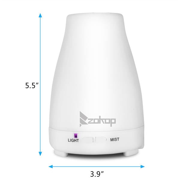 2368YK 110V 200ML Color Cycling Aroma Diffuser with White Controller US Plug - The Styky Shack