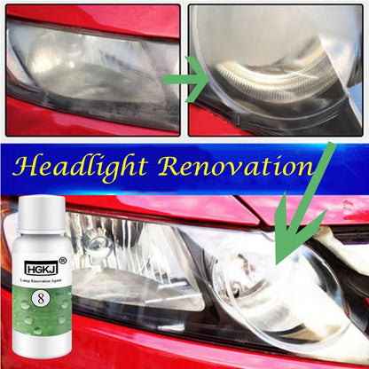 20/50ML HGKJ-8 Car Headlight Cleaning Fluid Repair Refurbishment Fluid Detergent Car Light Cleaner - The Styky Shack