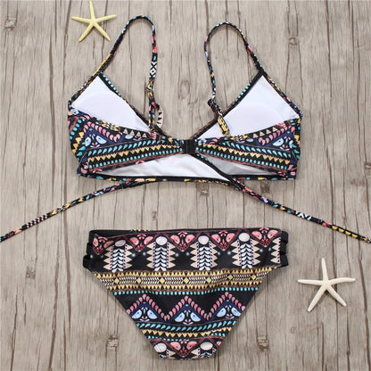 Aztec String Strappy Swim Wear