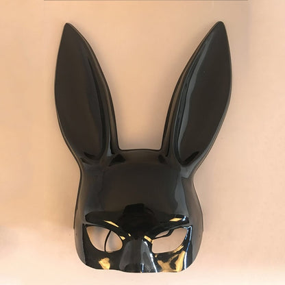 1Pc Halloween Laides Bunny Mask Party Bar Nightclub Costume Rabbit Ears Mask Festival Party Hairband Costume - The Styky Shack