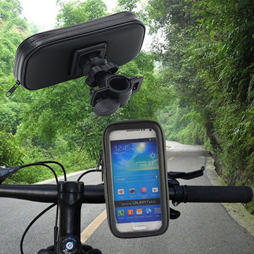 Caja impermeable del bolso del soporte del teléfono del marco de la bicicleta con el manillar para el iPhone Samsung