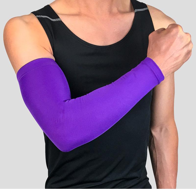 1Pcs UV Sunscreen Bicycle Cycling Arm Warmers Elastic Sports Safety Elbow Pad Basketball Long Arm Sleeve Elbow Support Protector - The Styky Shack