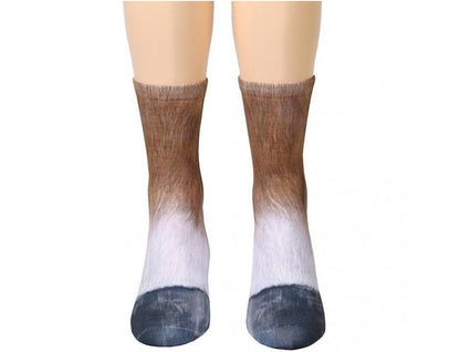 Calcetines de pata de animal 3D para adultos y niños, lindos garras de gato, unisex, largos