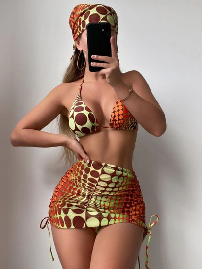 ¡¡¡EN VENTA!!! ¡¡¡50% REBAJADO!!! traje de baño de mujer bikini dividido estampado