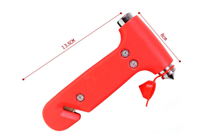 Automobile emergency multifunctional escape hammer