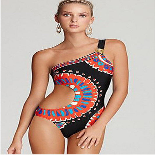 ON SALE!!! 50% OFF!!! Dynamic Print Side Cut Out swimsuit