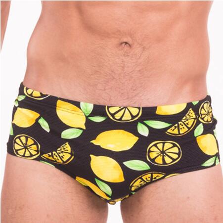 Men's Slim Cut High Hop Swimming Trunks