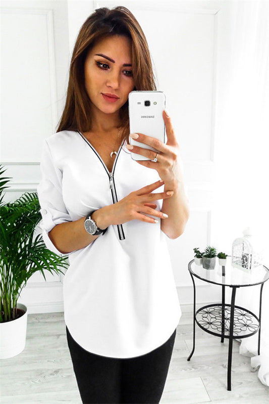 ON SALE!!! 50% OFF!!! Solid Color Long Sleeved shirt