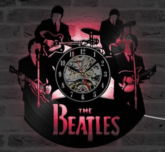 Beatles Clock Vinyl Record Wall Art Cool Gift - The Styky Shack