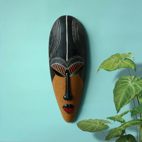 African resin wall decoration