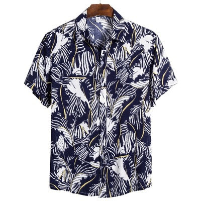 ON SALE!!! 50% OFF!!! Pattern casual short sleeve shirt