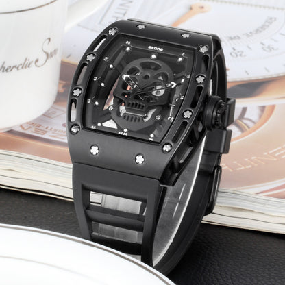 Waterproof sports quartz watch