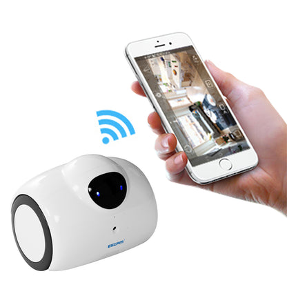 Lente de 3,3 mm 720P HD WiFi Robot inteligente Cámara IP Carga automática Voz Talkback Webcam