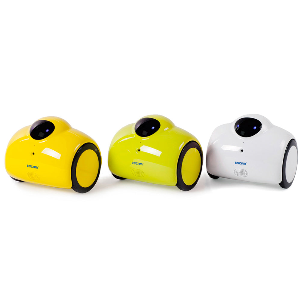 Lente de 3,3 mm 720P HD WiFi Robot inteligente Cámara IP Carga automática Voz Talkback Webcam