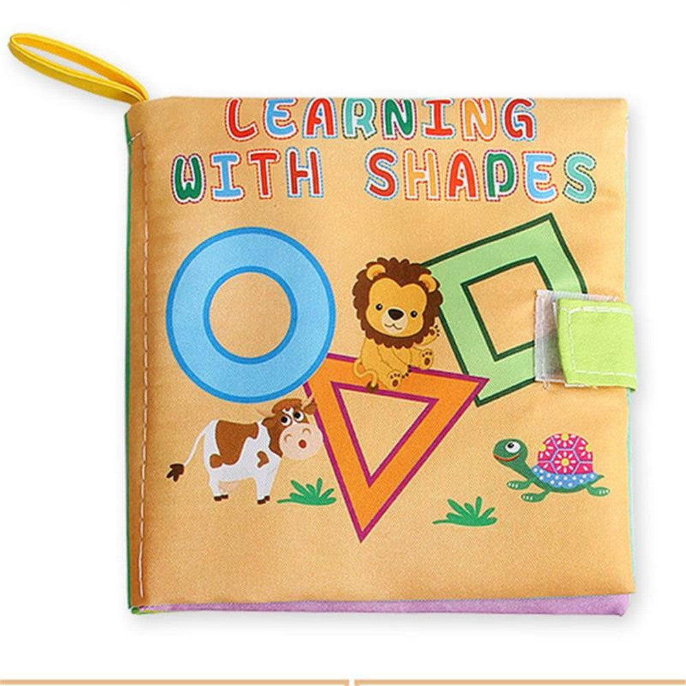 4 Styles Baby Intelligence Development Learning Colorful Picture Cloth Book For Children Early Education Supplies