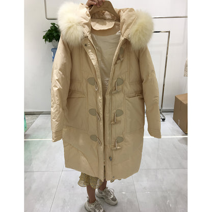 White duck down jacket