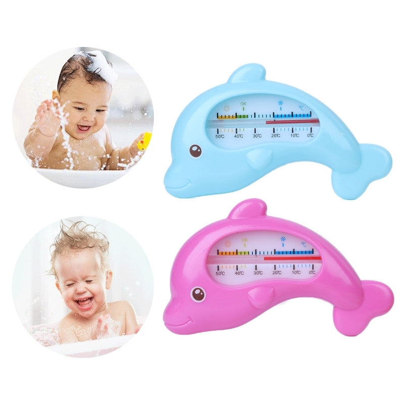 Water Thermometer Baby Bathing Dolphin Shape Temperature Infants Toddler Shower