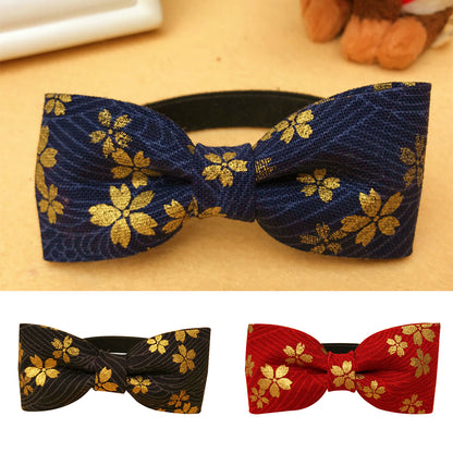 Adorable Cat Dog Pets Bowknot Bow Tie Necktie Flower Collar Clothes Decoration