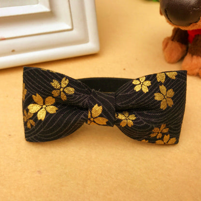 Adorable Cat Dog Pets Bowknot Bow Tie Necktie Flower Collar Clothes Decoration