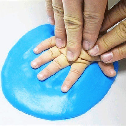 2 Pack Air Drying Soft Clay Baby Handprint Footprint Imprint Casting Record Growing