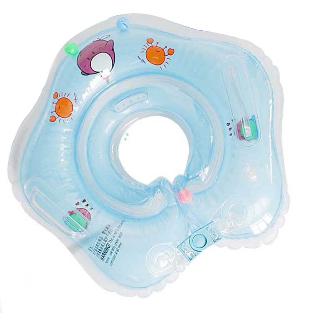 Baby Newborn Infants Bath Swimming Aids Neck Float Inflatable Safety Ring