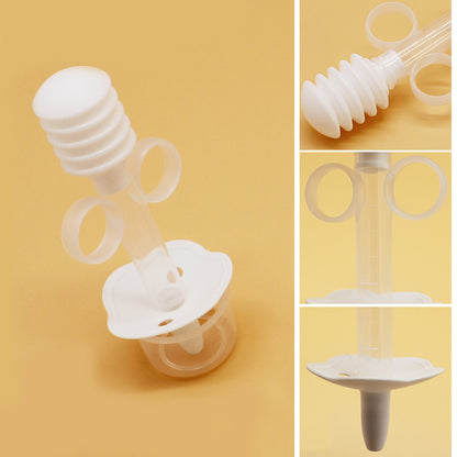 5ml Toddler Infant Baby Syringe Pacifier Measuring Medicine Bottle Cup Feeder