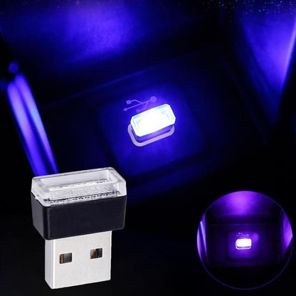 Kit de iluminación LED de lámpara de luz nocturna USB Mini interior de coche de 5V