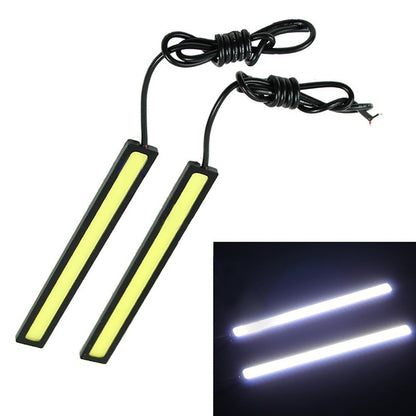 2 uds luces LED COB superbrillantes impermeables para coche 12V para lámpara de conducción antiniebla DRL