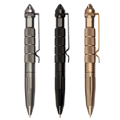 Aviation Aluminum Self Defense Tactical Pen Glass Breaker Tool Military Combat