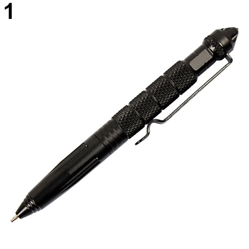 Aviation Aluminum Self Defense Tactical Pen Glass Breaker Tool Military Combat