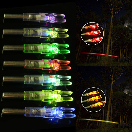 3Pcs/Box Hunting Bowstring Activated LED Lighted Nock for 6.2/6.25mm Arrow Shaft