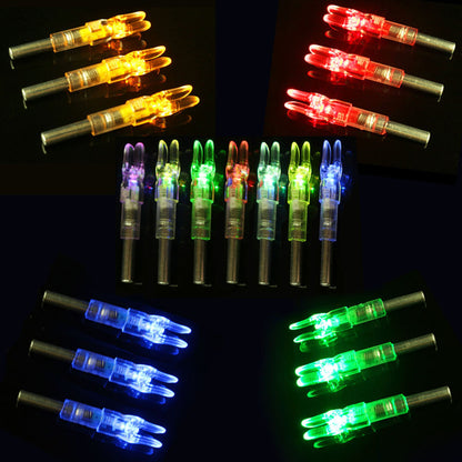 3Pcs/Box Hunting Bowstring Activated LED Lighted Nock for 6.2/6.25mm Arrow Shaft