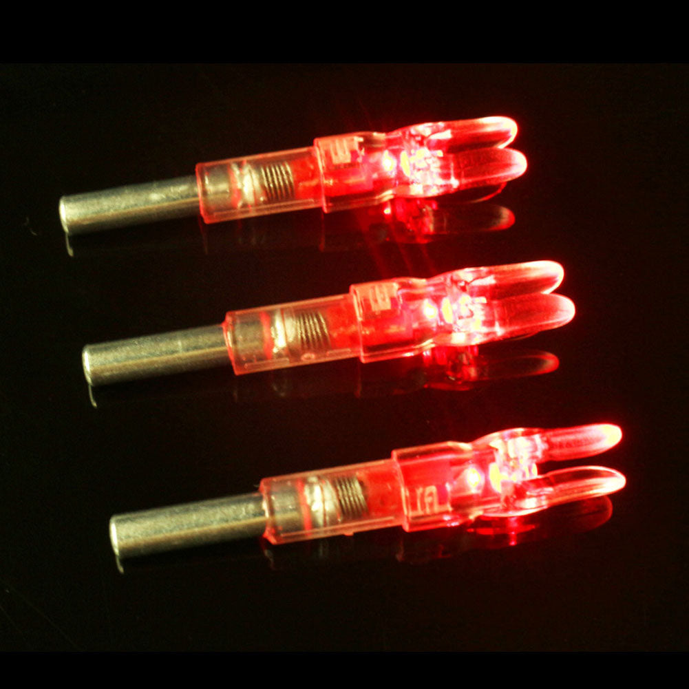 3Pcs/Box Hunting Bowstring Activated LED Lighted Nock for 6.2/6.25mm Arrow Shaft