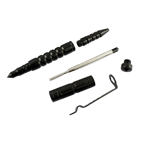 B8 Aviation Aluminum Tactical Pen Anti-Slip Self Defense Tool Black New Gift