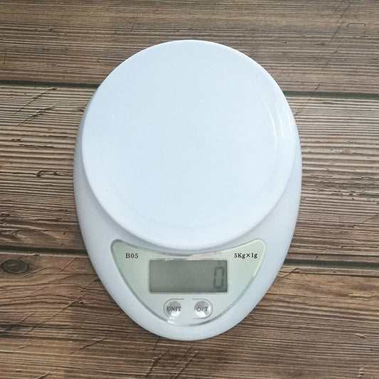 Mini báscula electrónica precisa para cocina casera, herramienta de equilibrio de pesaje de alimentos, 5Kg/1g