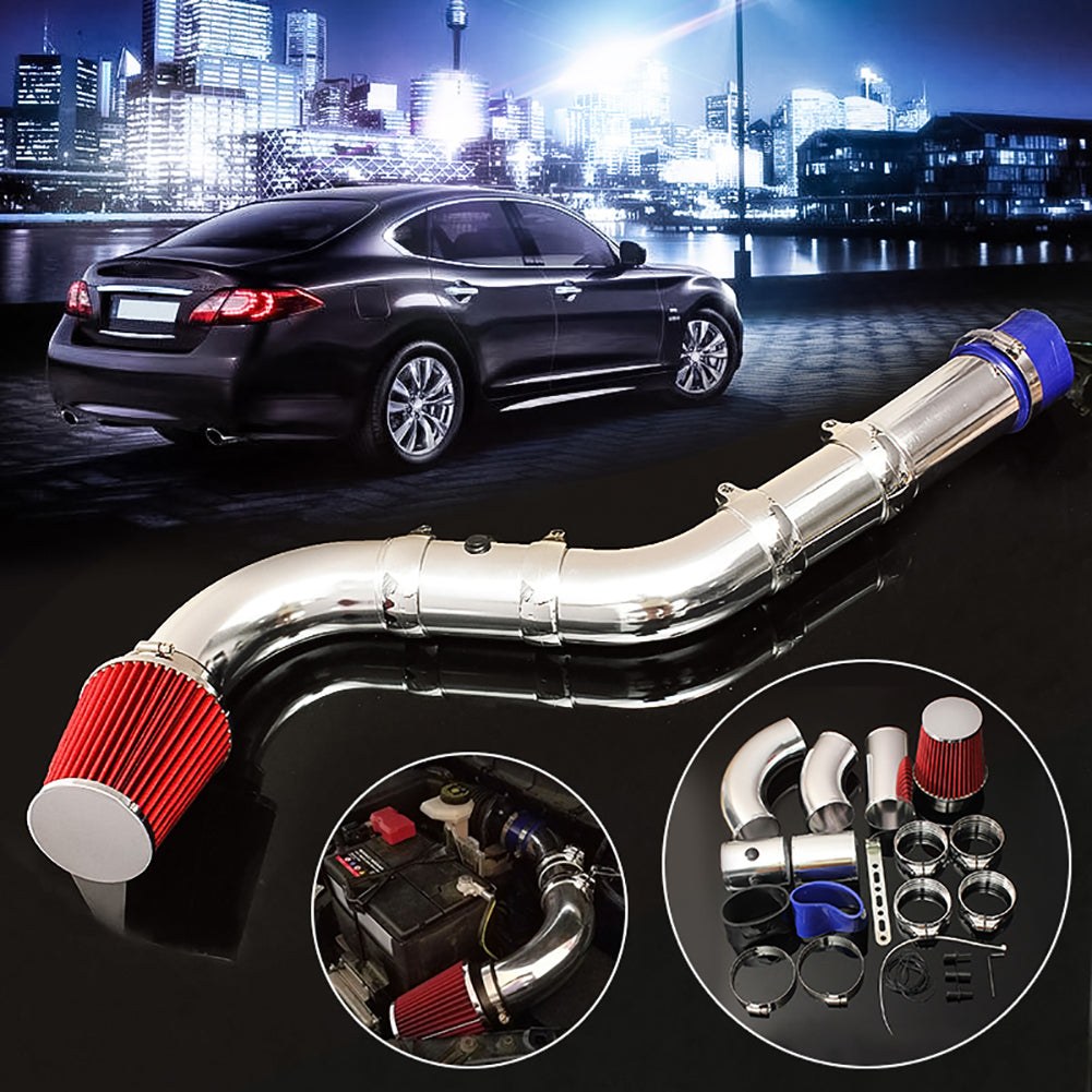 3inch Universal Car Performance Cold Air Filter Induction Intake Pipe Hose Kit