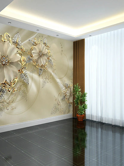 Wallpaper / Mural / Wall Cloth Canvas Wall Covering - Adhesive required Art Deco / Pattern / 3D